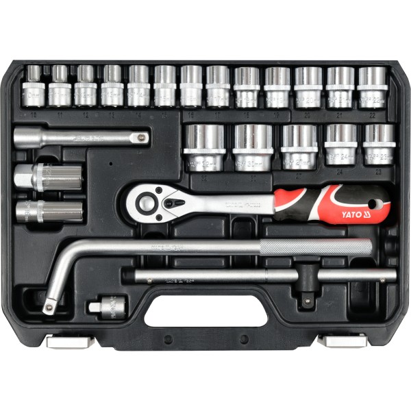 ZESTAW NARZĘDZIOWY 1/2'', 25 SZT. YT-38741