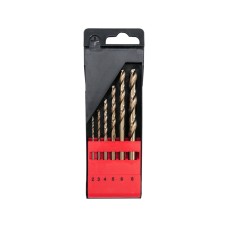 ZESTAW WIERTEŁ DO METALU CO-HSS 6 SZTUK 2-8MM YT-41602