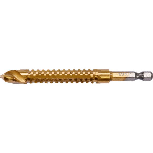 WIERTŁO FREZUJĄCE DO METALU 10,0MM HSS-TIN HEX YT-44828