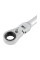 ZESTAW KLUCZY OCZKOWYCH, DŁUGICH Z GRZECHOTKĄ I PRZEGUBEM 8-19MM, 6 SZT. YT-50390