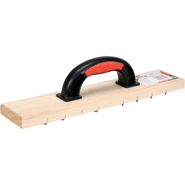 ZDZIERAK WYRÓWNUJĄCY DO TYNKÓW Z ZĄBKAMI 405 X 84MM YT-52473
