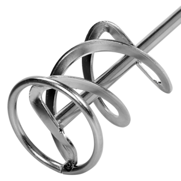 MIESZADŁO, MIESZALNIK OCYNKOWANY SPIRALNY PODWÓJNY 100 X 600MM, Z GWINTEM M14 YT-55027