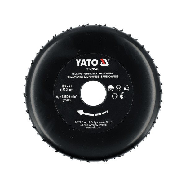 TARCZA TARNIK DO DREWNA 125MM YT-59146