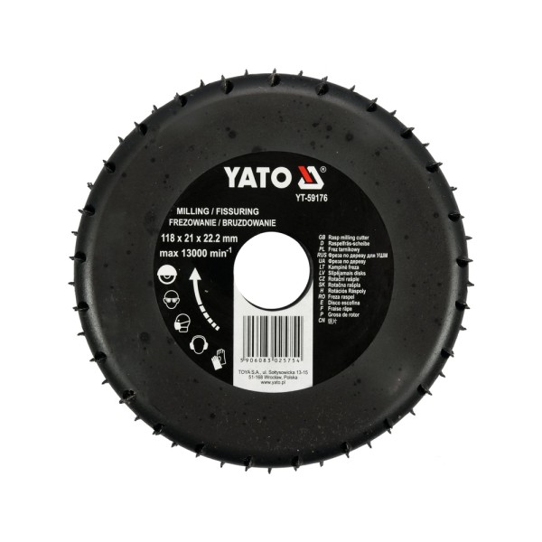 FREZ TARNIK DO DREWNA 118MM YT-59176