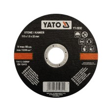 TARCZA DO CIĘCIA KAMIENIA 115X1,5X22 MM YT-5930