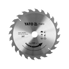 TARCZA WIDIOWA DO DREWNA 255X24TX30MM DLA YT-82171;YT-82173;YT-82165 YT-60731
