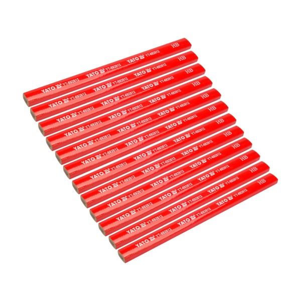 ZESTAW OŁÓWKÓW STOLARSKICH, 12 SZT. YT-692612