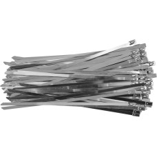 OPASKI ZACISKOWE ZE STALI NIERDZEWNEJ 4.6X200MM 100SZT. YT-70561