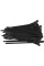 OPASKI PLASTIKOWE 200X7,6 50SZT. CZARNE YT-70650