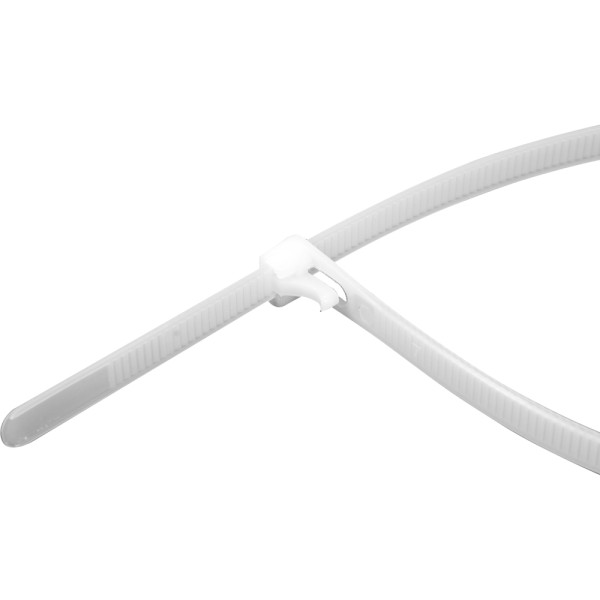 OPASKI PLASTIKOWE, ROZPINANE 7,6X150MM 50SZT. BIAŁ YT-70662