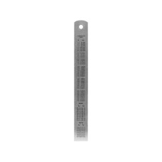 LINIAŁ MIERNICZY STAINLESS STEEL 150MM YT-70720