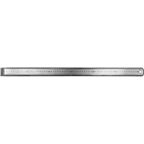 LINIAŁ MIERNICZY STAINLESS STEEL 600MM YT-70723