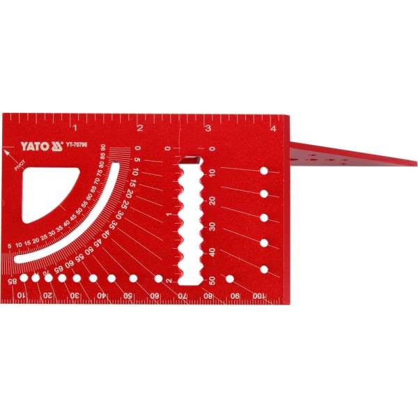 KĄTOWNIK PRZESTRZENNY 3D ALUMINIOWY YT-70796