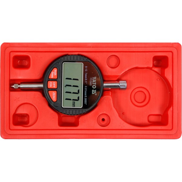 CZUJNIK ZEGAROWY ELEKTRONICZNY 0-12,7MM YT-72453