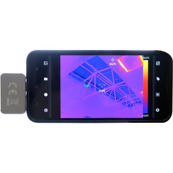 KAMERA TERMOWIZYJNA USB-C 256X192 (512X384 SR MODE) 25HZ + SOCZEWKA MAKRO YT-72931