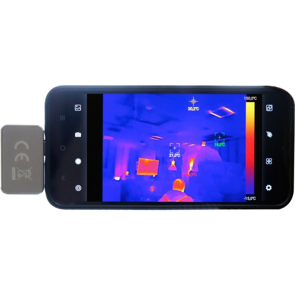 KAMERA TERMOWIZYJNA USB-C 256X192 (512X384 SR MODE) 25HZ + SOCZEWKA MAKRO YT-72931