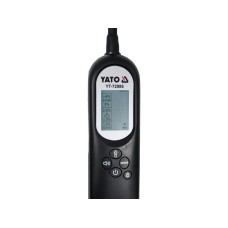 TESTER PŁYNU HAMULCOWEGO Z ELEKTRONICZNYM WYŚWIETLACZEM I ELASTYCZNĄ SONDĄ. ZASILANIE AKUMULATOROWE. YT-72986