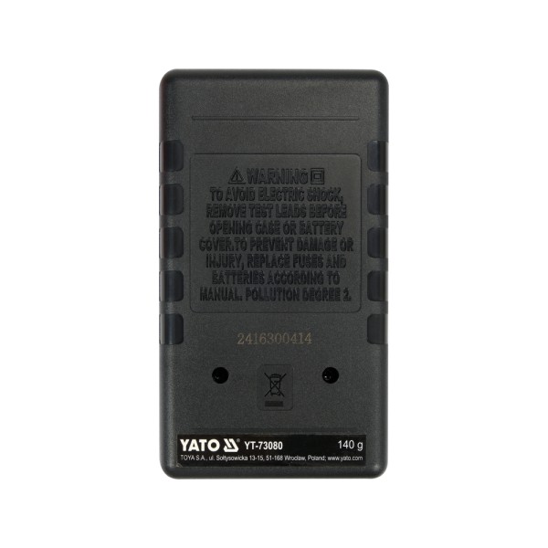 MULTIMETR/MIERNIK CYFROWY, BUZER YT-73080