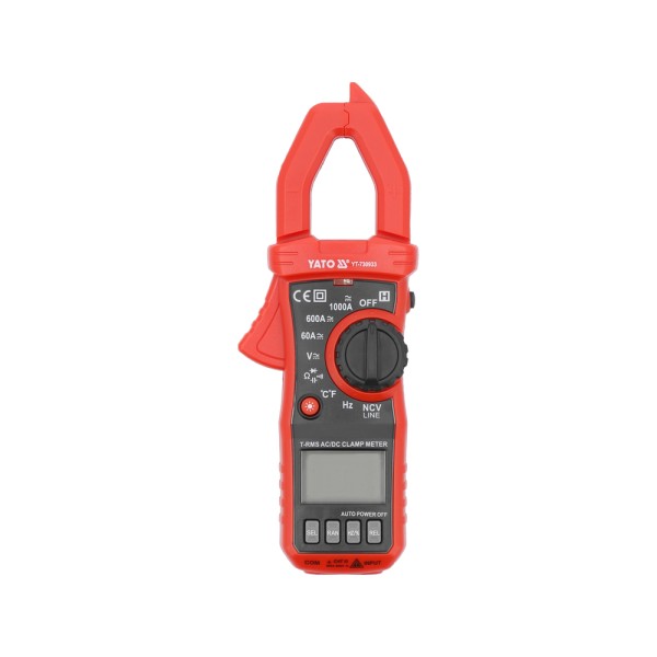 MIERNIK CĘGOWY TRUE RMS AC/DC  10MA - 1000A YT-730933