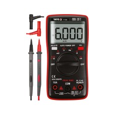 MIERNIK CYFROWY TRUE RMS Z AUTOMATYCZNYM ZAKRESEM LCD 6000 YT-73096