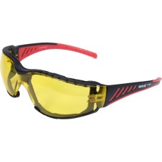 OKULARY OCHRONNE KOMFORT+ ŻÓŁTE Z OCHRONĄ PRZED ZAPAROWANIEM YT-73621