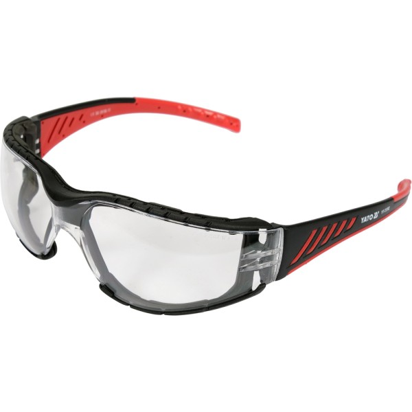 OKULARY OCHRONNE KOMFORT+ BEZBARWNE Z FILTREM UV Z OCHRONĄ PRZED ZAPAROWANIEM YT-73702