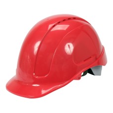 KASK OCHRONNY CZERWONY WYSOKI KOMFORT SZYBKA REGULACJA ABS YT-73973