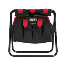TORBA NARZĘDZIOWA Z KRZESEŁKIEM I KIESZENIAMI 42X29X30 CM YT-7446