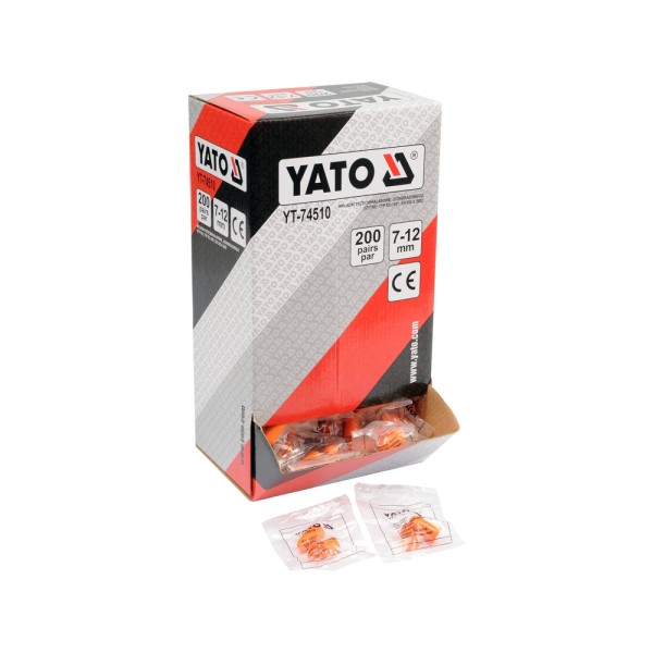 ZATYCZKI DO USZU, Z PIANKI, SNR 38 DB, (200PAR) YT-74510