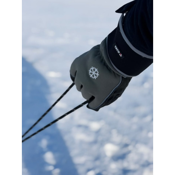 RĘKAWICE ROBOCZE OCIEPLANE WZMACNIANE ROZM. 10 YT-74687