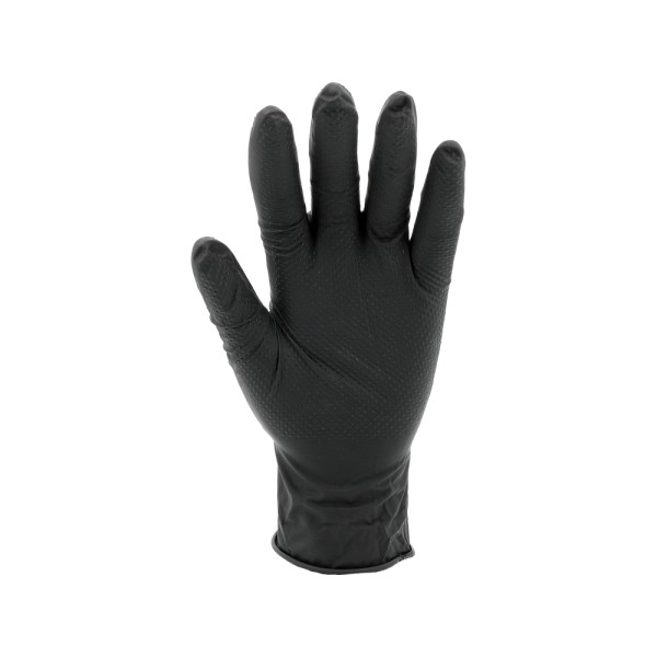 RĘKAWICE NITRYLOWE MOCNE TEKSTURA DIAMENTU 50 SZT ROZM. L (9) YT-74742
