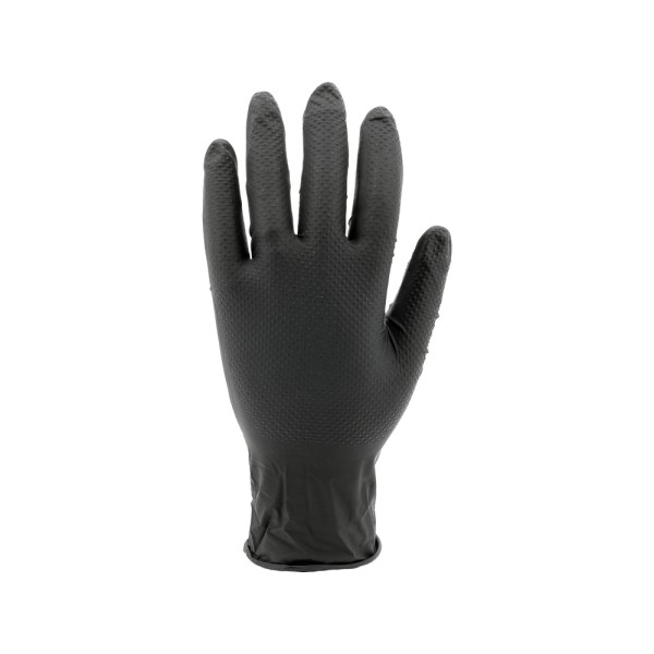 RĘKAWICE NITRYLOWE MOCNE TEKSTURA DIAMENTU 50 SZT ROZM. XL (10) YT-74743