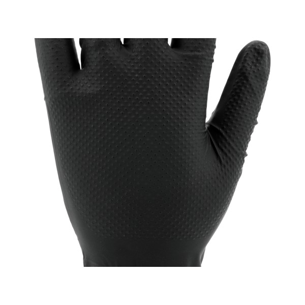 RĘKAWICE NITRYLOWE MOCNE TEKSTURA DIAMENTU 50 SZT ROZM. XL (10) YT-74743