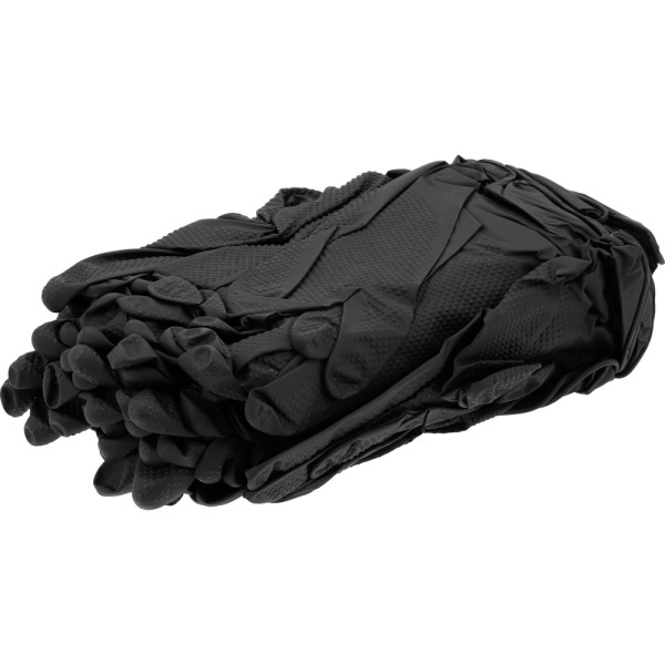 RĘKAWICE NITRYLOWE MOCNE TEKSTURA DIAMENTU 50 SZT ROZM. XL (10) YT-74743