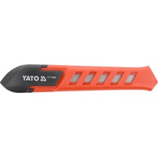 NOŻYK Z OSTRZEM ŁAMANYM 18MM YT-7505