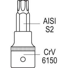 ZESTAW KLUCZY TRZPIENIOWYCH TORX 18 CZ YT-7751