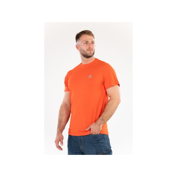 KOSZULKA T-SHIRT SERIA TALL POMARAŃCZOWA Z ELASTANEM ROZM. L YT-78434