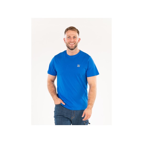 KOSZULKA T-SHIRT BASIC NIEBIESKA ROZM. XL YT-78497