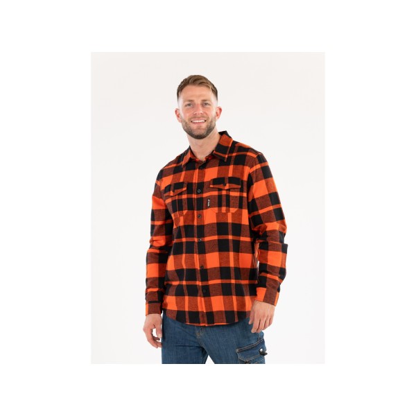 KOSZULA FLANELOWA CZERWONA ROZM. 2XL YT-78804