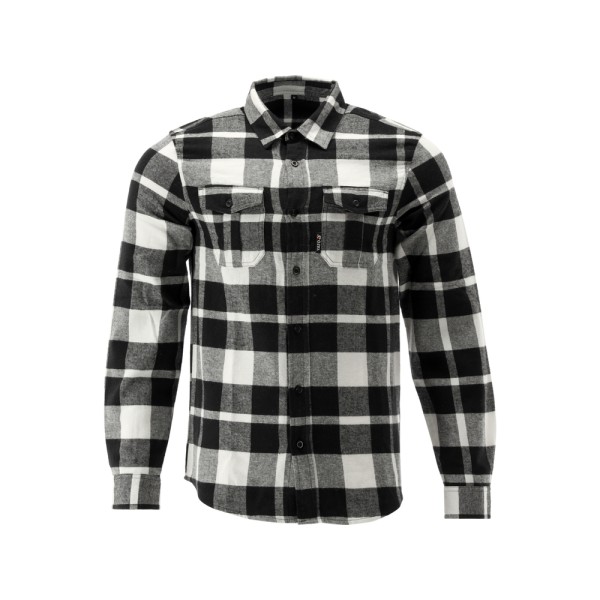 KOSZULA FLANELOWA BIAŁA ROZM. M YT-78813