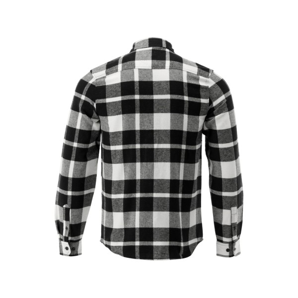 KOSZULA FLANELOWA BIAŁA ROZM. XL YT-78815