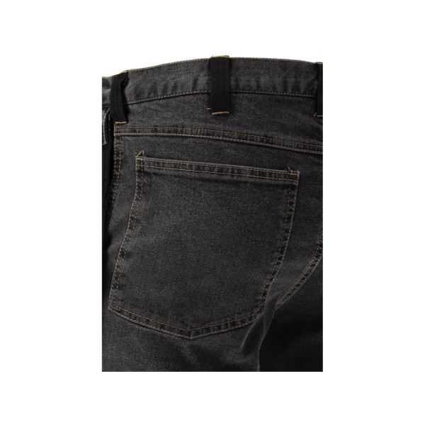 SPODNIE ROBOCZE MONTERSKIE STRETCH JEANS STEEL GREY ROZM. L/XL YT-79063