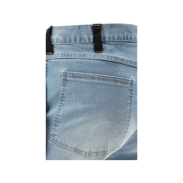 SPODNIE ROBOCZE MONTERSKIE STRETCH JEANS LIGHT BLUE ROZM. L YT-79072