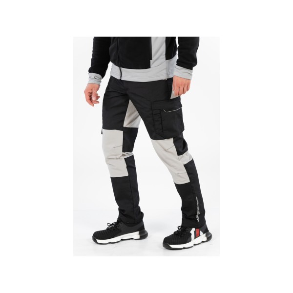 SPODNIE ROBOCZE 4-WAY STRETCH SERWAL BLACK ROZM. M YT-79091