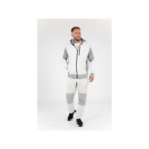 SPODNIE ROBOCZE 4-WAY STRETCH SERWAL WHITE ROZM. S YT-79100