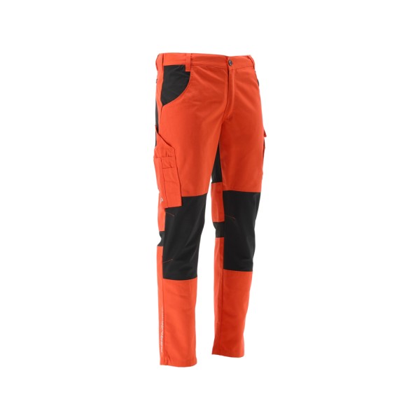 SPODNIE ROBOCZE 4-WAY STRETCH SERWAL ORANGE ROZM. XL YT-79113