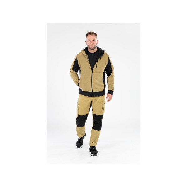 SPODNIE ROBOCZE 4-WAY STRETCH SERWAL KHAKI ROZM. L YT-79132