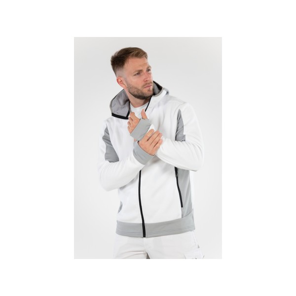 POLAR Z KAPTUREM SARNA WHITE ROZM. XL YT-79179