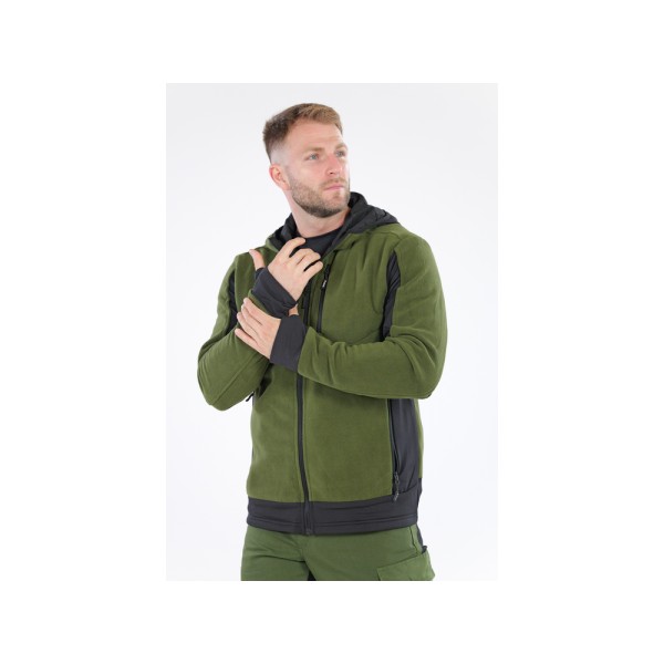 POLAR Z KAPTUREM SARNA GREEN ROZM. S YT-79188