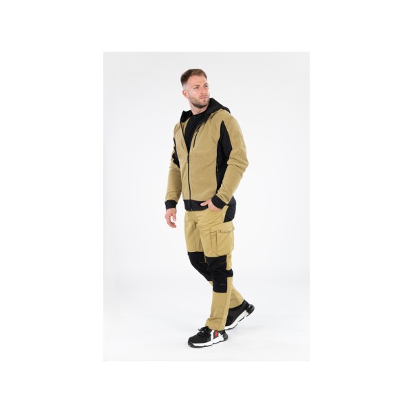 POLAR Z KAPTUREM SARNA KHAKI ROZM. S YT-79194